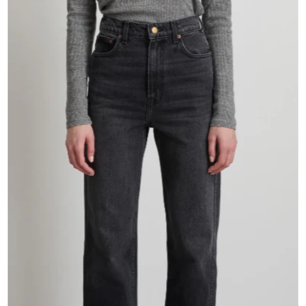 B Sides Plein High Straight Jean in Stil Black sz 28